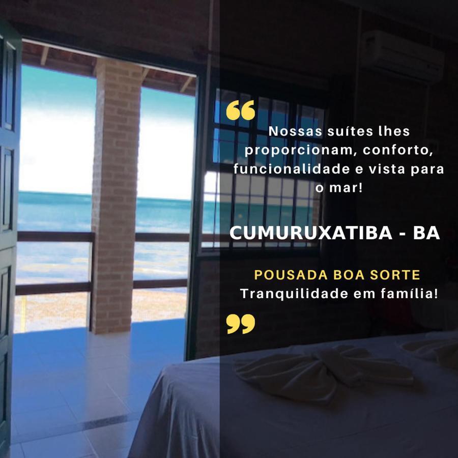 Pousada Boa Sorte Cumuruxatiba Esterno foto